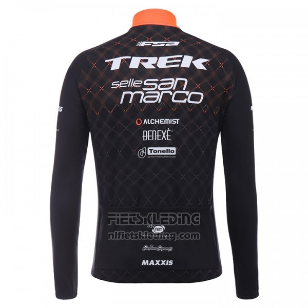 2017 Fietskleding Trek Selle San Marco Zwart Lange Mouwen en Koersbroek